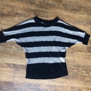 Black and gold sweater